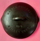 Wagner Ware #9 Cast Iron Drip Drop Raised Letter Skillet Cover 1069 Restored Used. Price: $170.00.