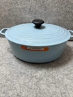 Le Creuset Caribbean Blue #31 Cast Iron 6.75 Qt Dutch Oven New. Price: $279.99.