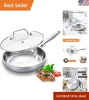 Kitchen Whole Body Tri-ply Steel Frying Pan, 12 Inch,stainless Stee... New. Price: $63.40.