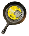 Lodge Round 9 Cast Iron Seasoned Grill Pan Made In U.s.a New Skillet. Price: $15.00.