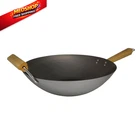 Imusa Carbon Steel Wok With Wood Handles 14IN, Dark New. Price: $46.07.