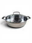 Cuisinart Induction Ready 5 Quart Stainless Steel Pot With Glass Lid Used. Price: $33.00.