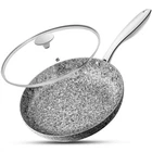 Michelangelo 10 Inch Frying Pan With Lid, Nonstick Stone Tox New. Price: $51.70.