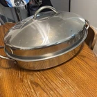 Martha Stewart Professional Pan Stainless Cellar Macy's SA10818 Braiser Used. Price: $25.99.