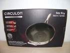 Brand New Circulon Tri-ply Clad Hybrid Non-stick 12.5" Stir Fry Wok / Pan. Price: $95.00.