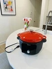 New Instant Precision Dutch Oven 6-QT Cast Iron DOMC6001 Red W/ Lid. Price: $149.99.