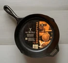 New Lodge Yellowstone 10.25IN Seasoned Authentic Heavy Cast Iron Skillet. Price: $44.99.