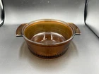 Anchor Hocking Amber Glass Ribbed Casserole Dish 1438 2 Qt No Lid 8" Used. Price: $7.61.