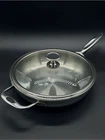 Princess House Healthy Cook-solutions 10" Skillet Saut Pan & Lid Stainless 5838 Used. Price: $86.00.