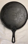 Griswold Cast Iron Skillet #7 Small Logo 701 Double Spout Vintage 10IN Used. Price: $42.55.