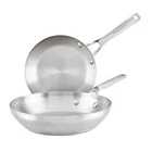Kitchenaid 3 Ply Base Stainless Steel Cookware Induction 2-PIECE Fry Pans Set, New. Price: $77.42.