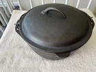 Bsr Birmingham Stove & Range # 8 Century Cast Iron Dutch Oven And Lid Restored Used. Price: $118.00.