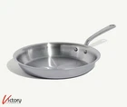 New Made 12" Stainless Clad Frying Pan COOK-12-FRY-ISS Silver. Price: $140.00.