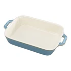 Staub &quotrectangular Dish Turquoise 20 X 16 Cm&quot Ceramic Gratin For New. Price: $93.46.
