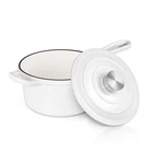 E-far Enameled Cast Iron Pan, 2 Quart Dutch Oven With Lid, Small New. Price: $68.18.