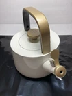 Beautiful Ceramic Non-stick Stovetop Tea Kettle, Taupe By Drew Barrymore-euc Used. Price: $32.00.