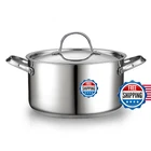 Cooks Standard 18/10 Stainless Steel Stockpot 6-QUART, Classic Deep Cooking New. Price: $65.23.