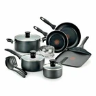 Tefal Pure Non-stick 12-PIECE Aluminum Cookware Set Black (TPC12A) New. Price: $75.99.