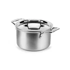 All-clad D55504 Brushed 5-PLY 4-QT Ultimate Soup Pot With Lid New. Price: $169.99.