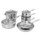 Henckels Aragon 10-PC Stainless Steel Cookware Set New. Price: $249.95.