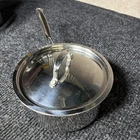 Cuisinart Quart Saucepan Stainless Steel Used With Lid 7193-20. Price: $35.00.