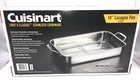 Cuisinart Lasagna Pan & Rack 14" Chef's Classic Stainless Steel 711714UR Nib New. Price: $42.38.
