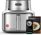 Cosori Iconic Stainless Steel 6.5 Qt Smart Air Fryer, Pfas-free Ceramic Coating, New. Price: $187.50.