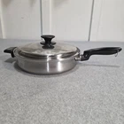 Permanent Multi-core 11" Skillet Frying Pan 5 Ply Stainless MC-2000 T304 Vent Used. Price: $54.99.