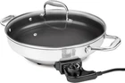 Electric Skillet By Cucinapro 18/10 Stainless Steel, Frying Pan Non Stick New. Price: $119.99.