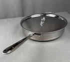 All-clad Copper Core Qt Saut Pan 6405 Ss Handcrafted Usa W/ Lid Induction Used. Price: $199.99.