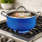 Emeril Lagasse 4.5 Qt Low Stockpot Premium Ceramic Nonstick Cookware New. Price: $26.00.