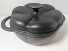 Staub Cast Iron Rare Pepper / Pumpkin Dutch Oven 3T Basix Black Used. Price: $149.95.