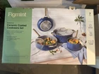 7PC Nonstick Ceramic Coated Aluminum Cookware Set Blue - Figmint New. Price: $85.00.