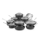 Cuisinart Classic Nonstick Hard Anodized 17 Piece Cookware Set Lids New. Price: $511.99.