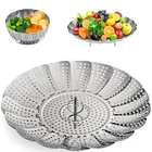 Zocy Steamer Basket, Stainless Steel Vegetable Small (5" To 9"), Silver New. Price: $14.99.