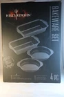 Hells Kitchen 4 Piece Bakeware Set For Baking Nonstick 2 Cake Pans Loaf New. Price: $35.00.