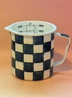 Mackenzie Childs Courtly Check Measuring Cup Hand Painted 7 New Open. Price: $79.95.