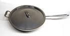 All-clad 13" Stainless Steel Saut Fry Skillet Pan With Lid & Helper Handle Used. Price: $105.00.