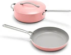 Greenpan Nova 10 Frying Skillet 4.37QT Saut Lid Oprahs Favorite 3PC New. Price: $99.00.