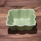 Chantal Talavera 93-TV13-5 2 Cup Lime Green Square Scalloped Baking Dish Used. Price: $17.95.