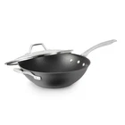 Calphalon Signature 12 Hard Anodized Nonstick Wok Flat Bottom New. Price: $259.99.