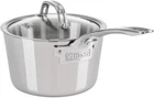 Culinary Contemporary 3-PLY Stainless Steel Saucepan, 2.4 Quart, Includes Glass New. Price: $139.99.