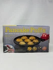 Pancake Puffs Cast Iron Bonus Gifts Seen Tv + Shaker Recipes Nos New. Price: $24.99.
