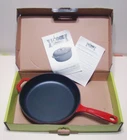 Nib Lodge Color EC11S43 Enameled 11" Cast Iron Skillet, Island Spice Red New. Price: $84.55.