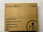 Pampered Chef 10" Cast Iron Skillet- Item #100178 Brand New In Box. Price: $45.00.