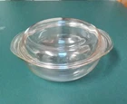 Pyrex Clear Glass 023 Covered Casserole Dish Bowl With 683-C Lid Vtg Usa Used. Price: $12.80.