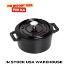 Staub Mini Cast Iron Cocotte 0.25 Qt Black Matte Oven-to-table New. Price: $46.96.
