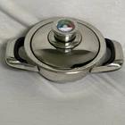 Nutri Stahl Thermic 24 Element Stainless 1 Quart Pot With Lid Saucepan Used. Price: $25.87.