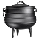Iron Dutch Oven 12 Quart Pre Seasoned Heavy Duty Pot Black Bruntmor Cast Camping New. Price: $209.99.