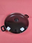 Ultrex 14.5 Inch 18/20 Stainless Steel Pan With Glass Lid Used. Price: $32.00.